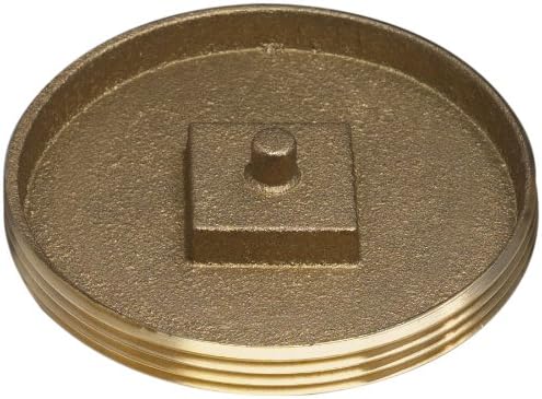 Oatey 42740 Brass Cleanout Plug, 1-1/2-Inch