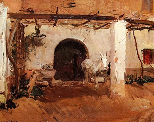 Art mural Sorolla poster Huerta vintage grand format pour créer un salon chaleureux