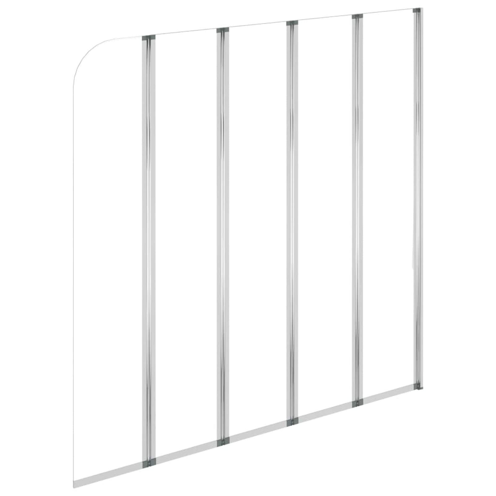 LAPOOH Mampara de Ducha de Vidrio Templado Transparente 120x140 cm, Mampara Bañera, Mampara Baño Ducha, Cabina De Ducha, Mampara Baño