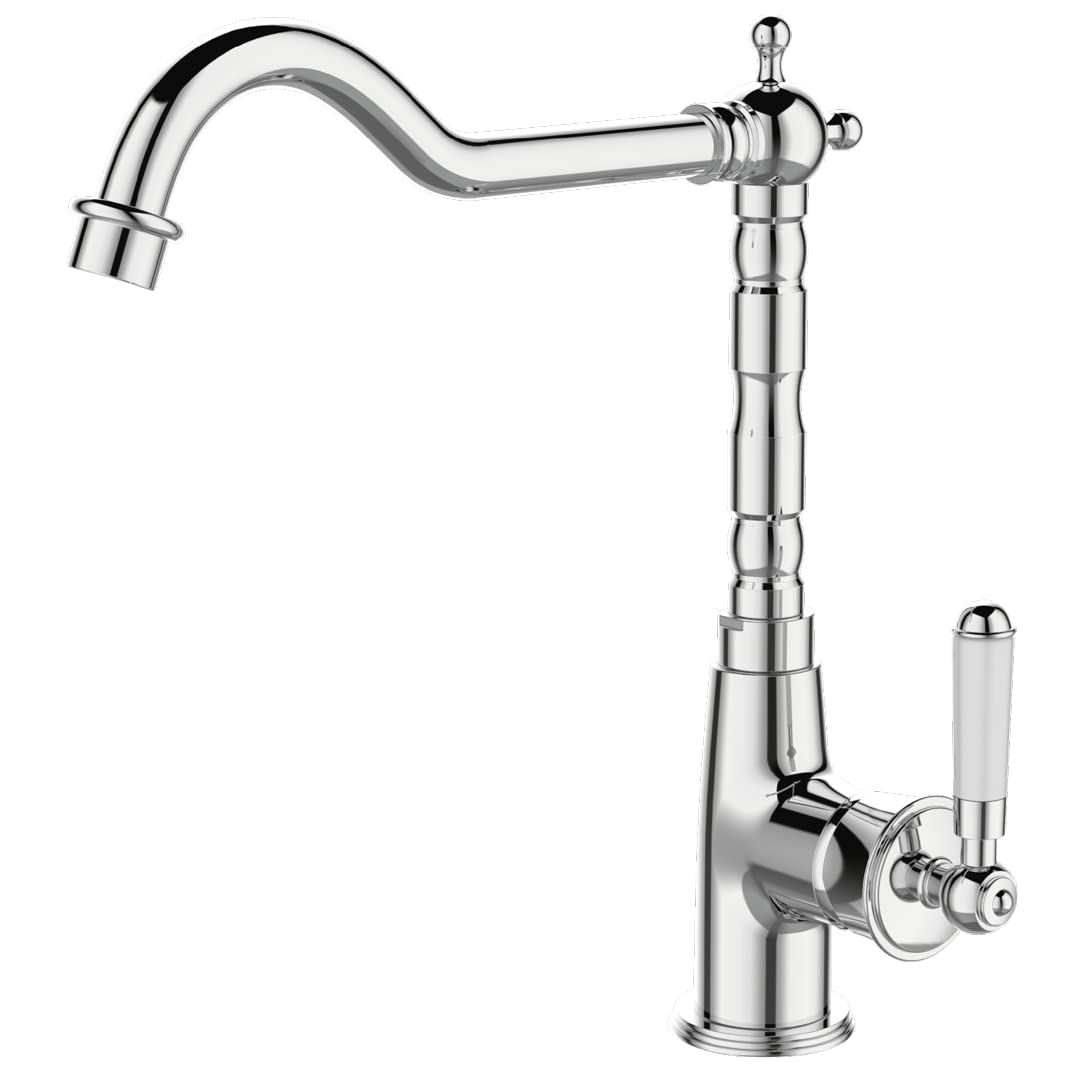 Essebagno Leeds mitigeur évier rétro chrome