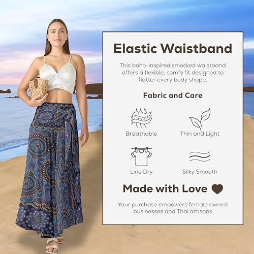 Image of Joob Joob Long Boho Skirts for Women - Bohemian Hippie Maxi Summer Skirt