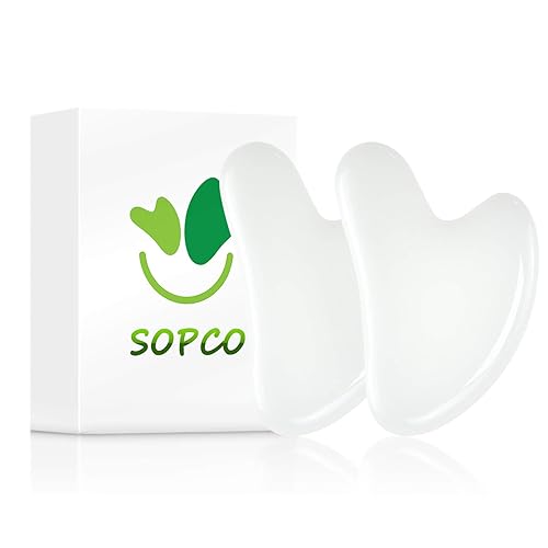 Miniatura 1 de Gua Sha - Herramientas de masaje para raspado de cara y cuerpo tratamiento de puntos gatillo antienvejecimiento terapia de acupuntura para aliviar