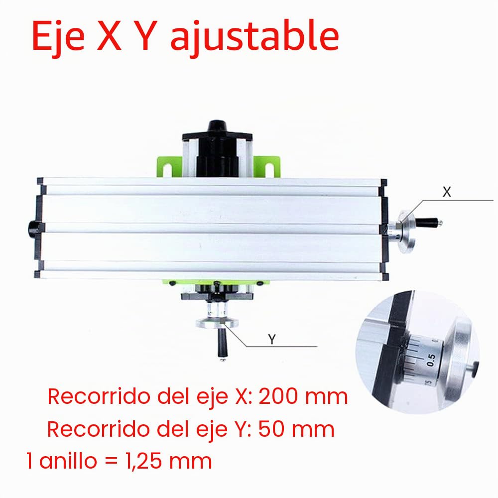 Mini Precision Multi-function Milling Machine Bench Drill Vise Fixture Work Table
