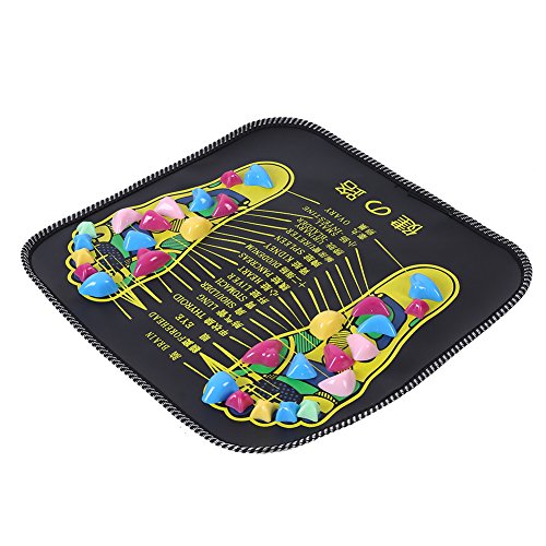 Stone Foot Massager Mat, Reflexology Foot Massager Mat For Pain Relief Stone Foot Mat With Square Shape #TOP4