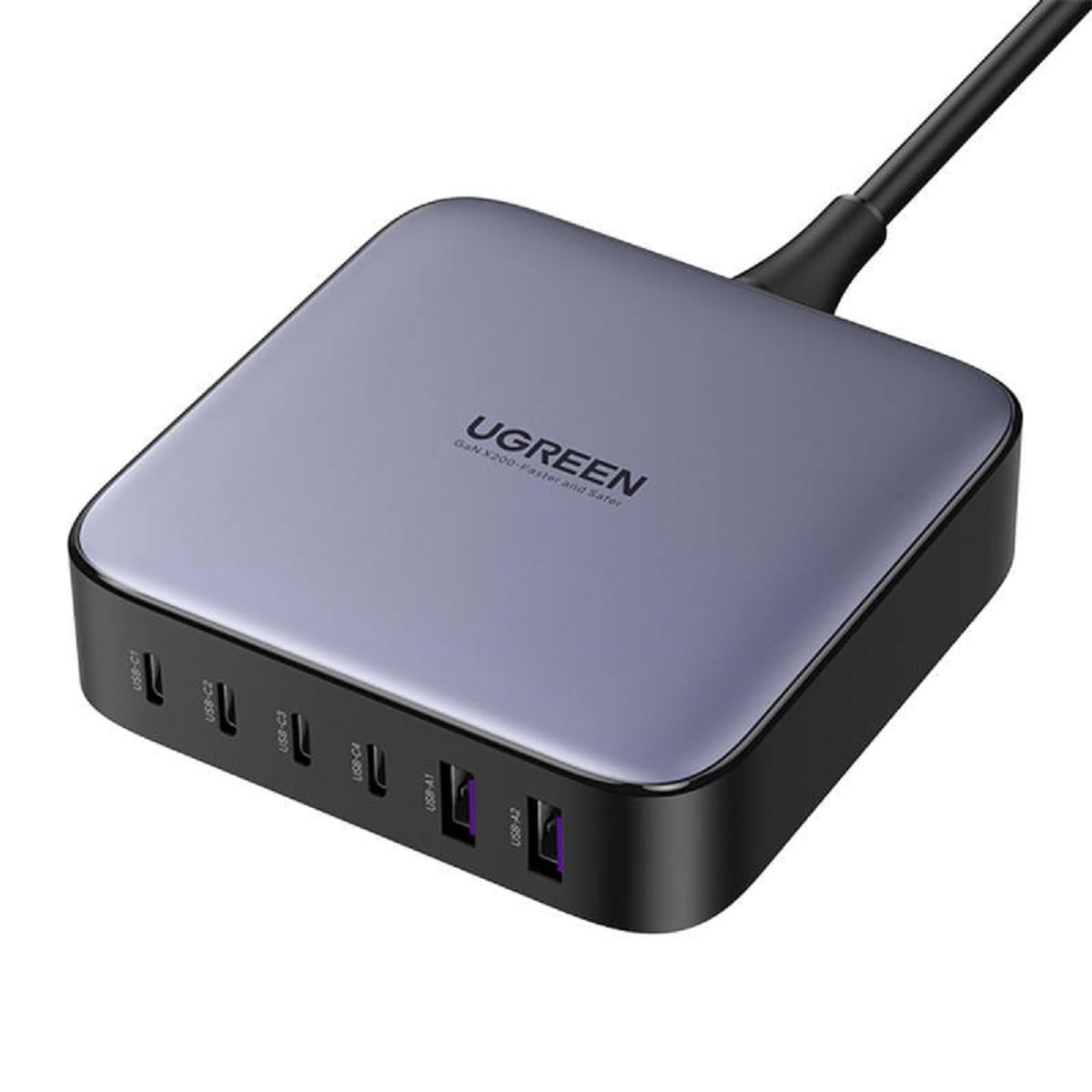 COFI 1453 Ugreen 200 W ładowarka do komputera stacjonarnego Fast Charger szybka ładowarka 2USB-A+4USB-C