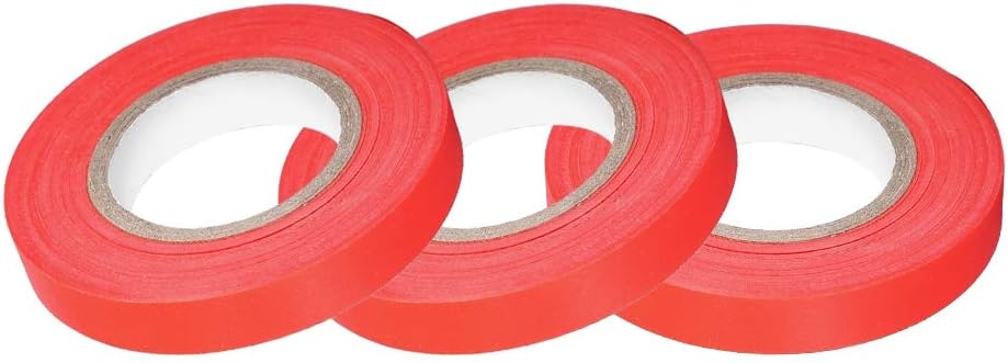 20pcs / Set Elastic Anti Aging Garden Tape, Gardening Supplies Essentials Gadgets Flower Plant Tape, Gardening Hand Tools for Grape Tree Tomato Cucumber Indoor Outdoor Patio Plant (Red)