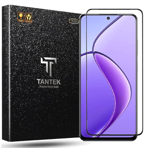 Image of TitanGuard Tempered Glass Screen Protector Guard for Oppo Reno 12F - 9H Hardness, Military Grade, Anti-Static, Easy Installation Kit - 1 PACK