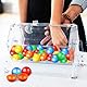 Yardwe Tombola-Ziehungsbälle 50 Stück 4 cm Große Hohle Bingo-Bälle Aus Kunststoff Für Verkaufsautomaten Und Spielpartys