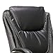 Serta Baxter Big and Tall Smart Layers Executive Office Chair with ComfortCoils, Ergonomic Computer Chair with Layered Body Pillows, Black & Gray Bonded Leather