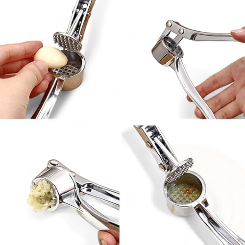 KIT COMBO COM amassador, macetador, espremedor, apertador para PURÊ DE BATATA aluminio 22 cm com ama