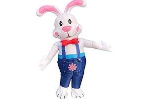Inflatable Bunny Costume for Easter Festivities, Perfect for Men and Women