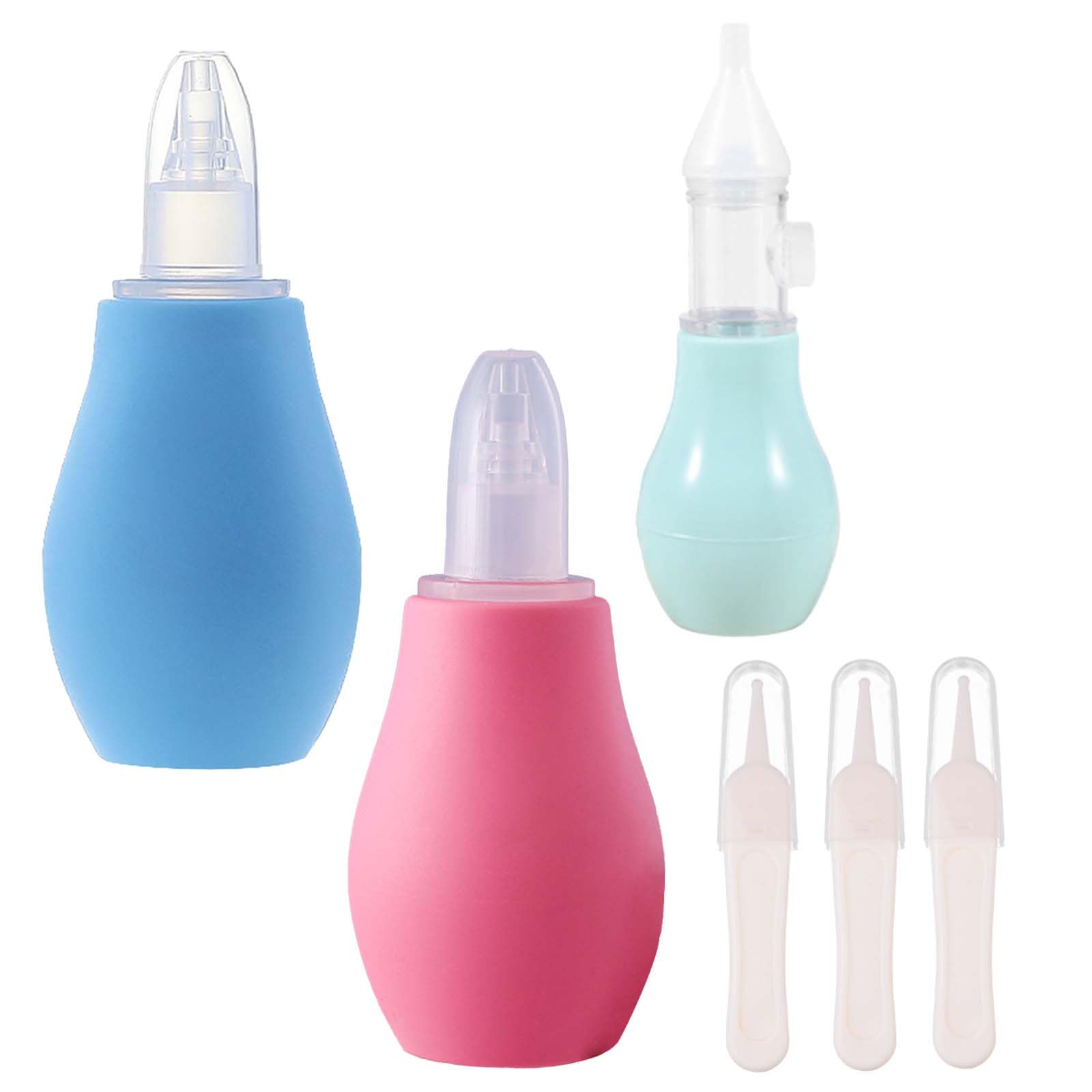 3Pcs Snot Sucker Newborn, Baby Snot Sucker, Snot Sucker, Nasal Aspirator Baby, Nasal Aspirators, Baby Nasal Sucker