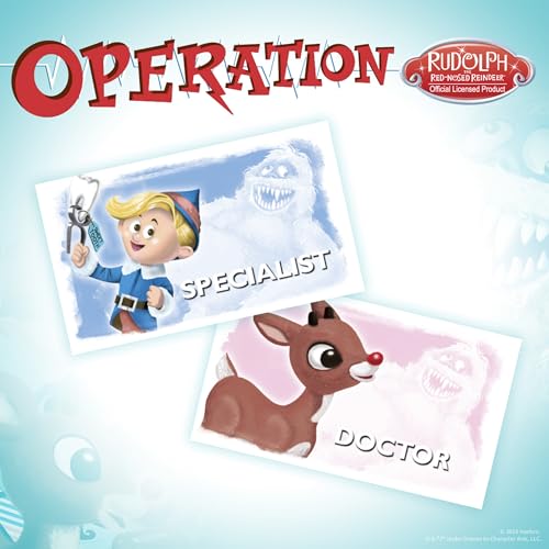 Operation Rudolph The Red Nosed Reindeer juego de mesa clásico miniatura 5
