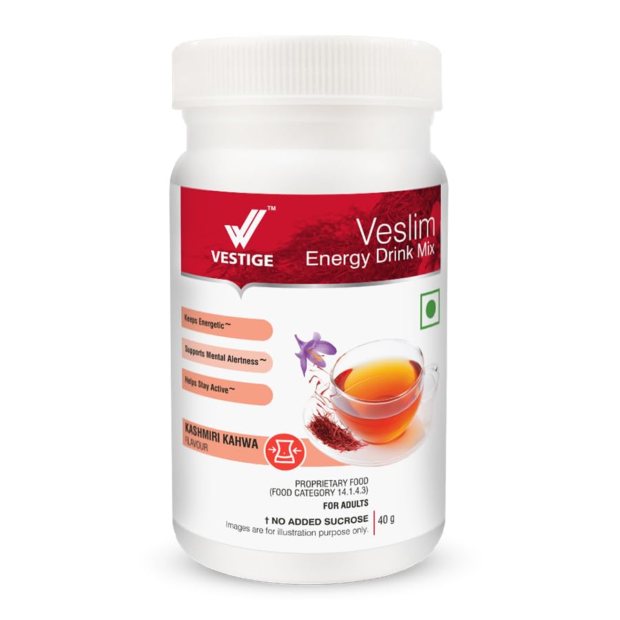 Vestige Veslim Energy Drink, Kashmiri Kahwa Flavour Vestige Veslim Energy Drink, Kashmiri Kahwa Flavour