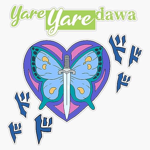 Jolyne Cujoh'S Butterfly Bumper Sticker Vinyl Decal 5"