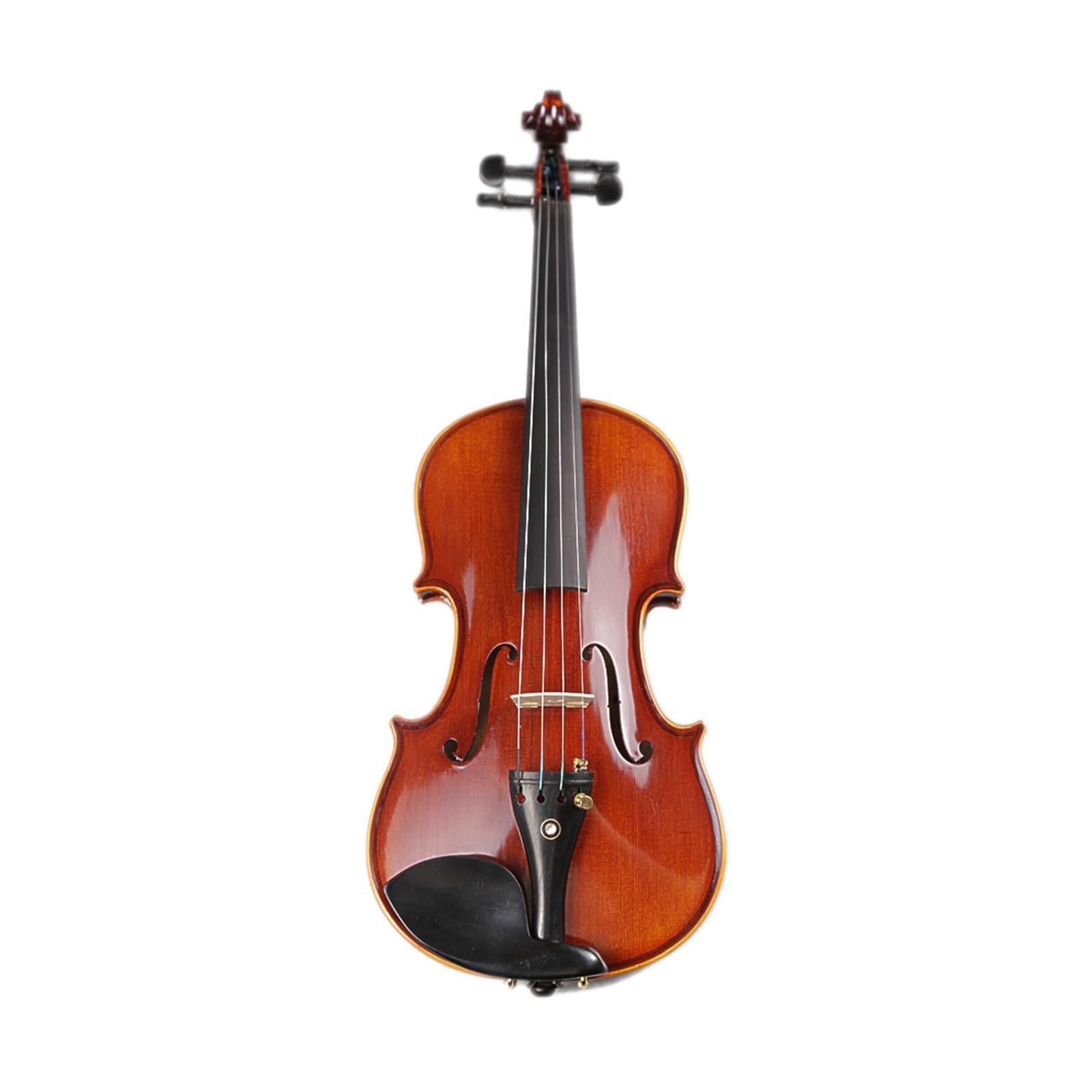Violine für Anfänger, gemustert, handgefertigt, Einzelbrett, Violine mit Koffer und Bogen, volle Größe, Saiteninstrument für Erwachsene (3/4)