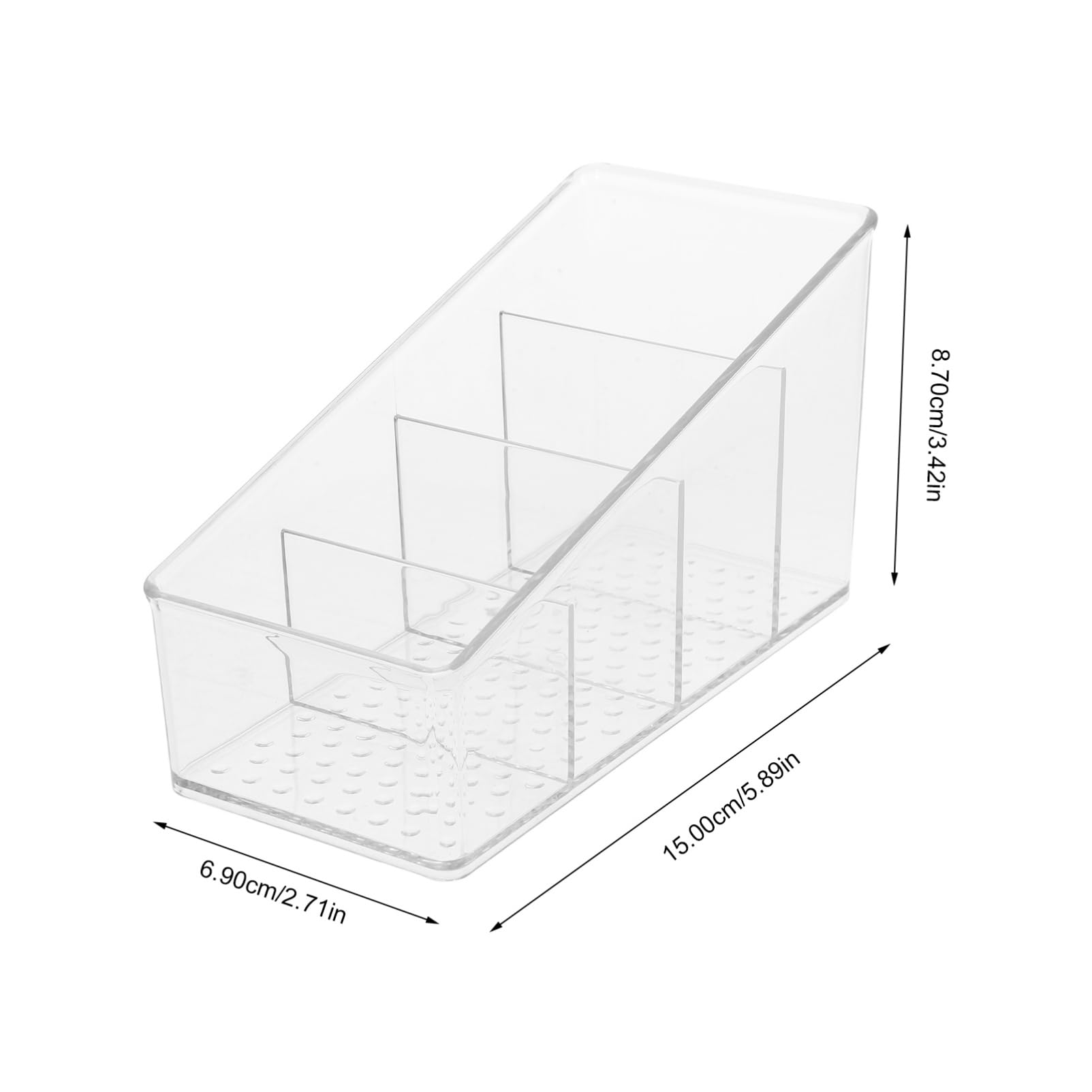 GLEAVI Tea Bag Organizer Box Compartments Tea Bag Storage Container Sugar Packet Holder and Elegant Design for Home and Restaurant Use Tea Bag Bin