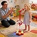 Kids Microphone - Adjustable Height Karaoke Machine, Fun Singing Microphone with Stand, Boys Girls Music Toy, Classroom Home Travel Playroom, Birthday Party Christmas