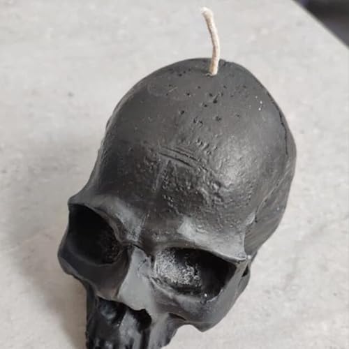Miniatura 5 de appuivbt Molde de vela de calavera de Halloween para hacer velas molde de jabón de silicona de calavera grande moldes de fundición de resina para