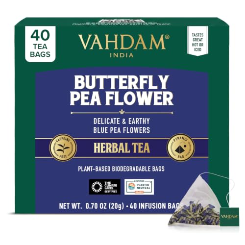 VAHDAM Butterfly Pea Pyramid Tea Bags