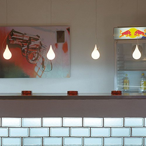 Preisvergleich Produktbild Drop_2 XS / Pendelleuchte / Ø 10 cm / Liquid-Light / Weiss