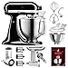 Produktbild KitchenAid Küchenmaschine Artisan - P23 Vario Set Deluxe 185er (NM) - 5KSM185PSEOB inkl. Gemüseschneider (5KSMVSA), Fleischwolf Ganzmetall (5KSMMGA) und Kochbuch (Kochen & Backen)