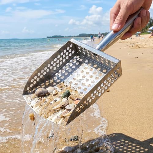 Tamis à sable pour détection de métaux en acier inoxydable durable