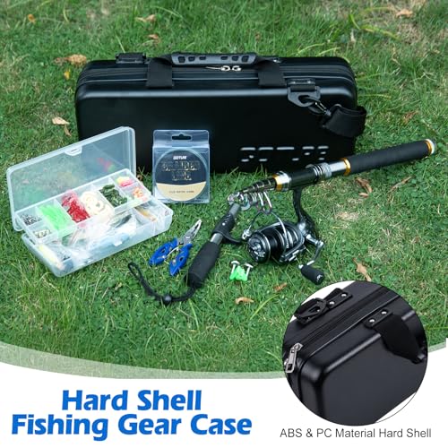 Goture Spinning Fishing Rod and Reel Combo, 6FT/1.8M Telescopic Fishing Pole with Carrier Bag, Fishing Gifts for Men - Image 2