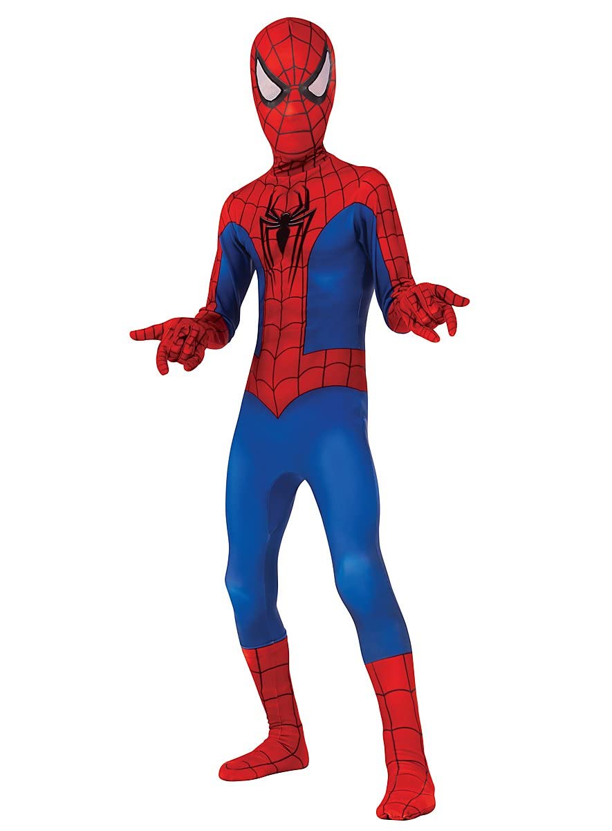 Rubie's Spider-Man - Traje elástico para niños, disfraz para Halloween, carnaval y fiesta temática