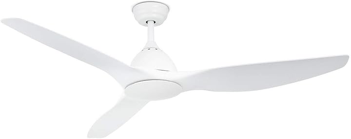 Ventilatore da soffitto con controllo remoto 3 pale 90w di potenza create ikohs upwind sail B07RQ8BK4N