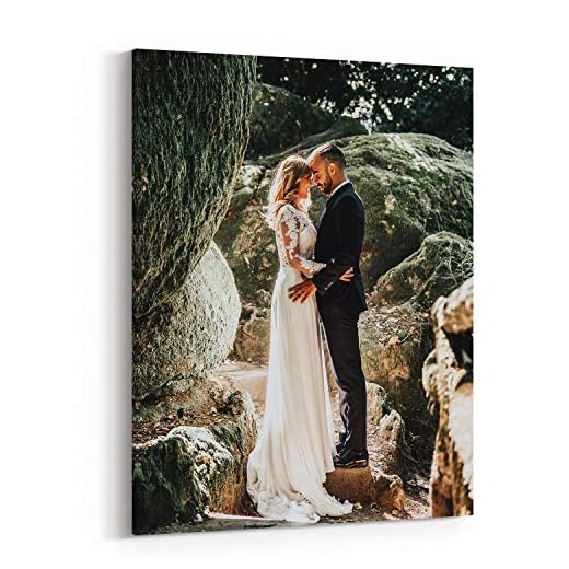 Personalized Custom Canvas Prints: Photo On Canvas (Framed 11X14) Transform Your Photos into Stunning Framed Wall Art Digitally Printed Photo To Canvas Ideal for Home Decor Gifts Keepsakes