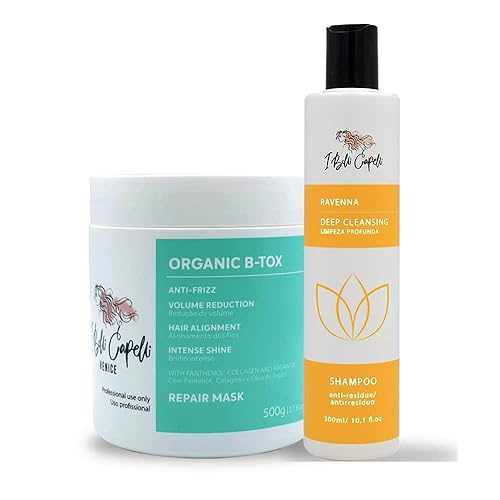 Venice B-tox Organic Kit - Tratamiento Orgánico 500g17.60 oz + Champú de Limpieza Profunda 10.1 fl oz10.1 fl.oz disponible en Yaxa Mexico