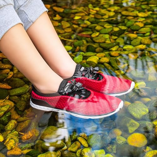 Image of DOUSSPRT Water Shoes for Kids Boys Girls Quick Dry Beach Sports Swim Pool Aqua Shoes for Toddler /Little Kid /Big Kid
