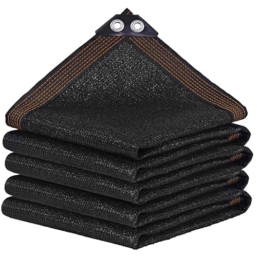 winemana Black Shade Cloth 40%, 8x10 FT Mesh Tarp - Garden Shade for Greenhouse, Patio, Vegetables...