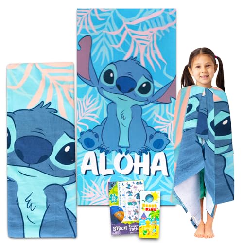 Disney Lilo and Stitch Beach Towel Set - Bundle with 27