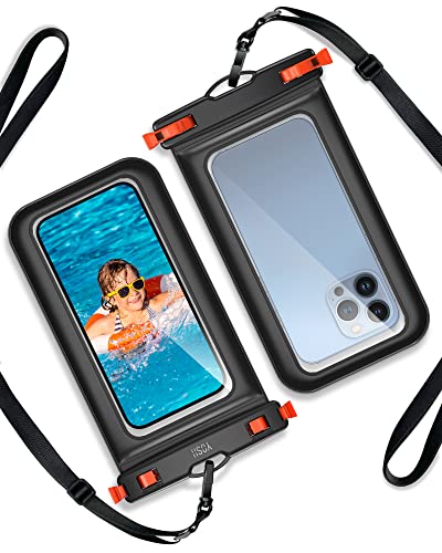 YOSH Waterproof Phone Pouch 2 Pack, IPX8 Waterproof Phone Case Underwater iPhone Case for Swimming with Adjustable Lanyard for iPhone 16 15 14 13 12 11 Pro Max Samsung S24 S23 S22 A54 A15 up to 6.8 YOSH Waterproof Phone Pouch 2 Pack, IPX8 Waterproof Phone Case Underwater iPhone Case for Swimming with Adjustable Lanyard for iPhone 16 15 14 13 12 11 Pro Max Samsung S24 S23 S22 A54 A15 up to 6.8