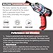 GETUHAND Car Impact Wrench 1/2 Inch & 12 Volt Portable Electric Impact Wrench Kit, Tire Repair Tools with Sockets and Carry Case