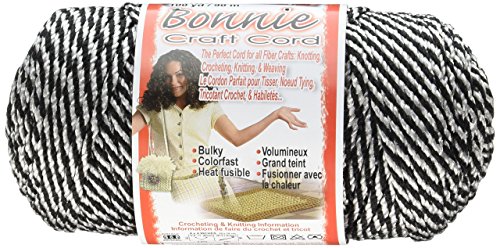 Pepperell Bonnie Macrame Craft Cord 4mmX100yd, Black Licorice