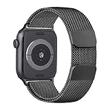 【Material Premium】:LINZHU Compatible con Apple Watch 42mm series 3 hecho de acero inoxidable de alta calidad, antideslizante, impermeable, resistente al sudor, y el diseño de tejido de malla proporciona una sensación de frescura al tacto, lo que hace que la correa sea más transpirable, cómoda y duradera.