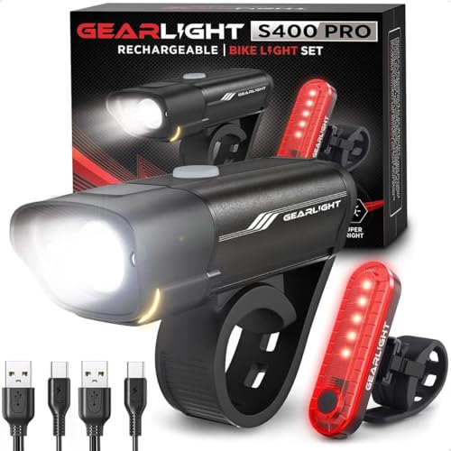 Bike Lights for Night Riding, USB Rechargeable...