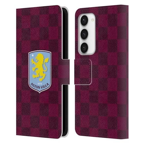 Étui portefeuille Samsung S23 résistant aux chocs blason Aston Villa