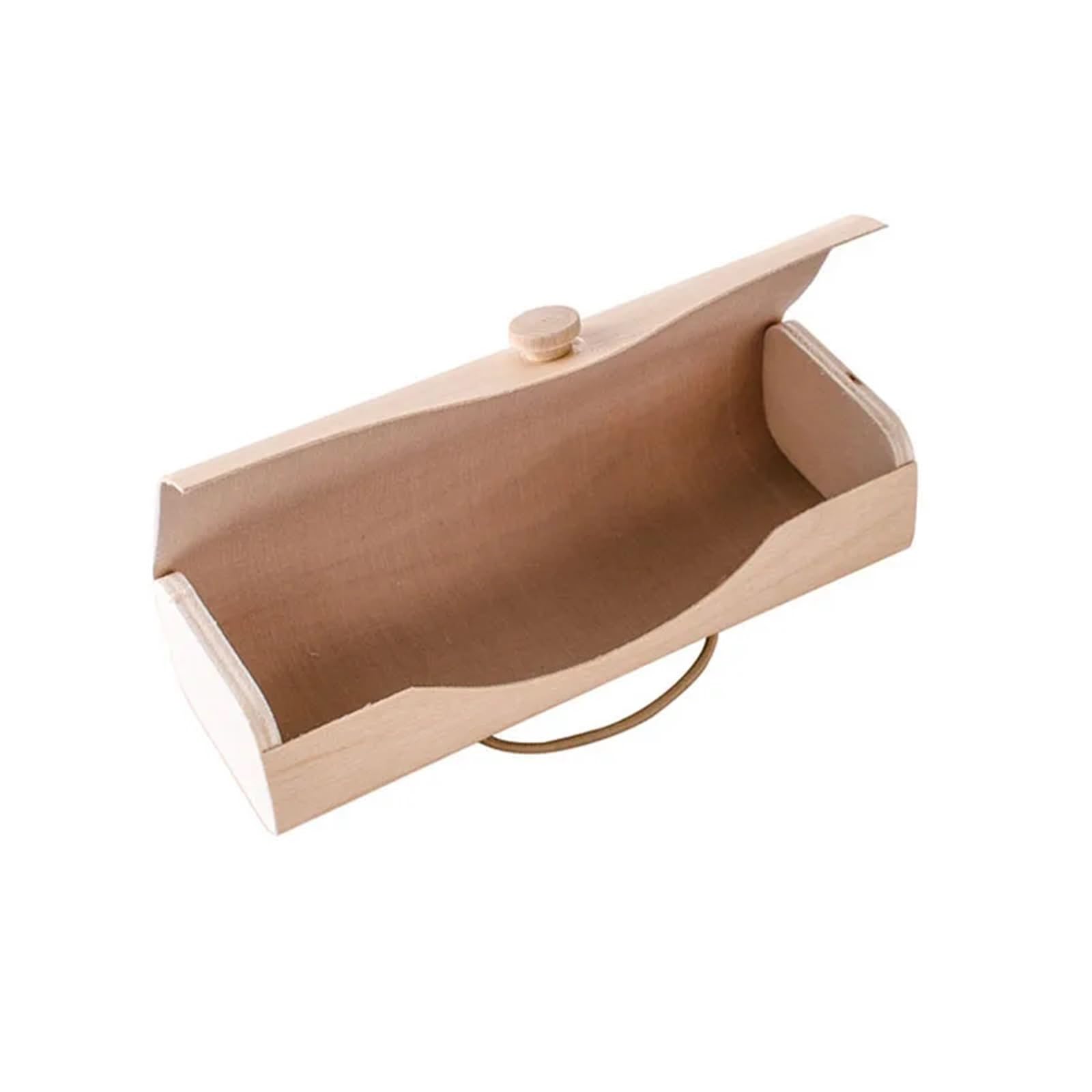 Custodia per Occhiali Custodia for Occhiali da 2 Pezzi for Donna Custodia for Occhiali da Sole Portatile in Legno Custodia for Occhiali
