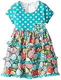 Bonnie Baby Baby Girls' Dot and Floral Tiered Dress