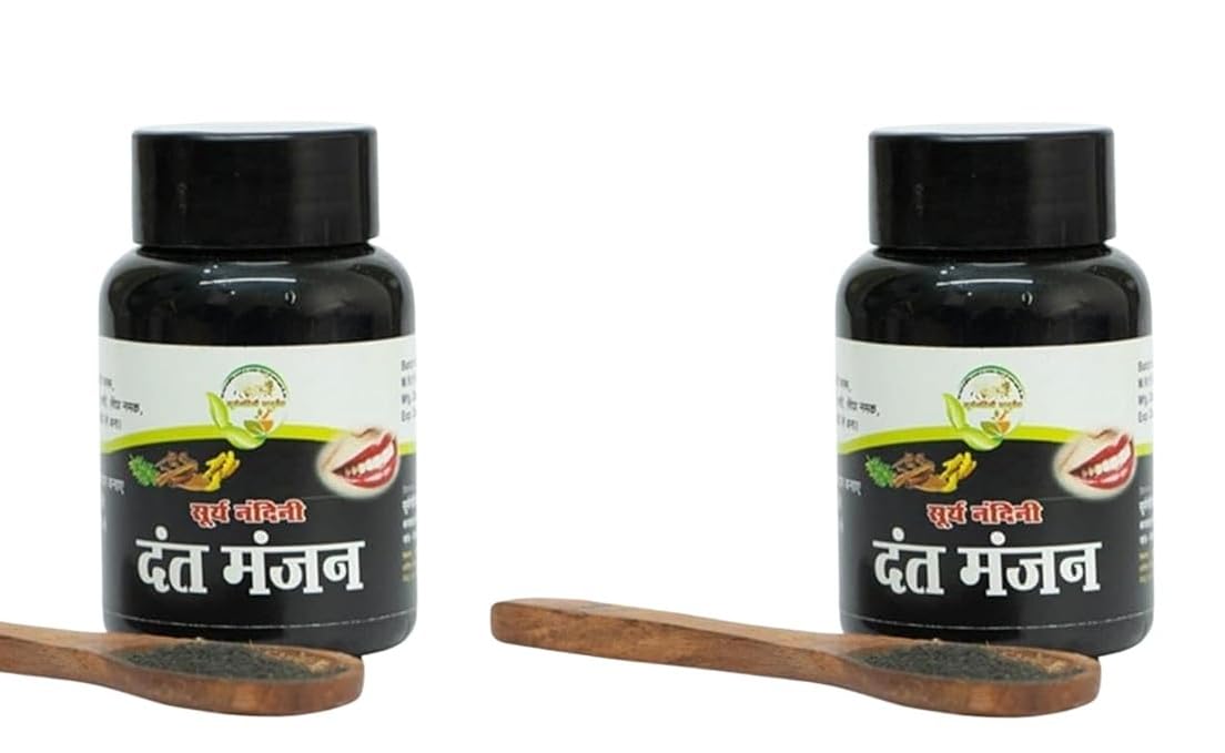 Dant Manjan Tooth Powder, Herbal Dental Care, Natural Ingredients, Pack of 2-image-5
