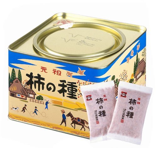 浪花屋製菓 柿の種 進物缶