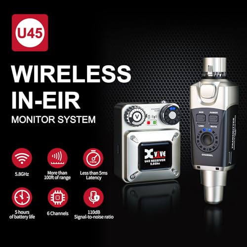 Image of Xvive U45T Wireless in-Ear Monitor System with One Transmitter Only