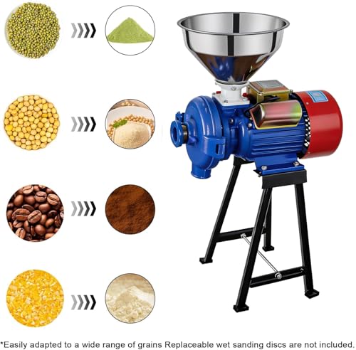 Image of Electric Grain Mill Grinder 3000W, Molino Para Moler Maiz Electrico