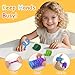 Fidget Toys Sensory Sticks: 8 Pack Textured Silicone Sensory Toys for Kids with Autism, Fidget Toys for Relieving Anxiety and Stress, Calm Down Travel Toys for Kids / Adults
