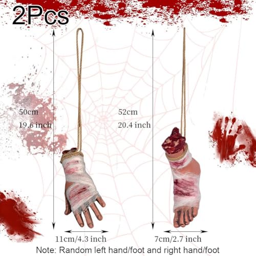 Pendentifs mains pieds cassés Halloween : finissez-en avec les décors de fête ennuyeux - 8