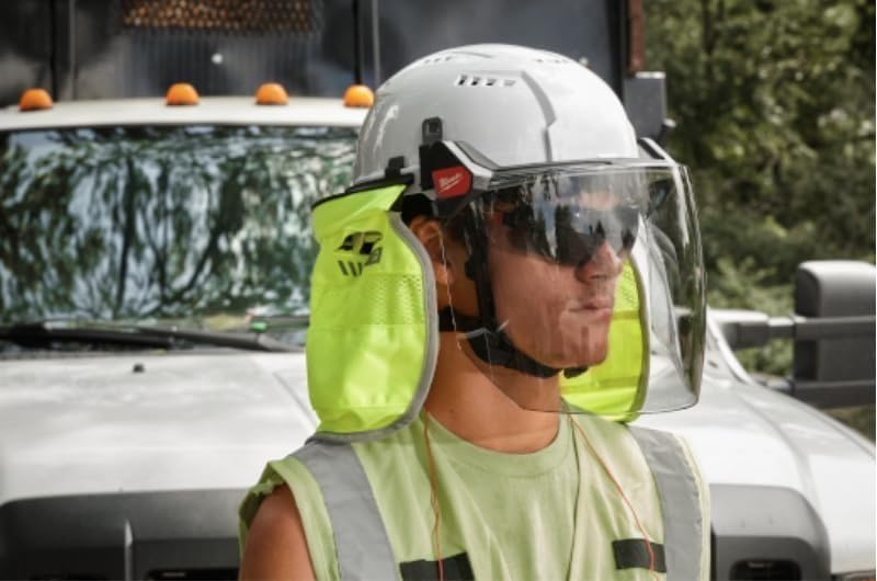 Miniatura 5 de Milwaukee BOLT - Protector facial completo, transparente, compatible con cascos de seguridad y cascos duros, 48-73-1420